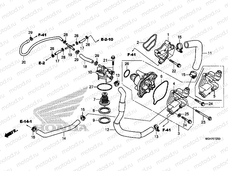 E-12 WATER PUMP