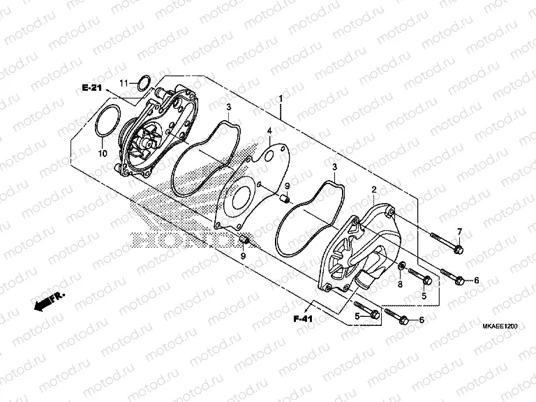 E-12 WATER PUMP