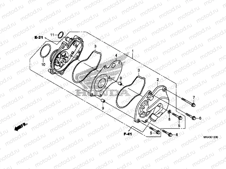 E-12 WATER PUMP