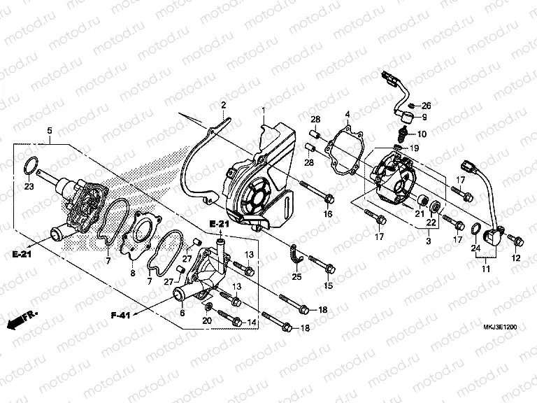 E-12 WATER PUMP