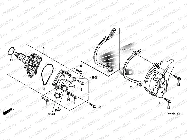 E-12 WATER PUMP