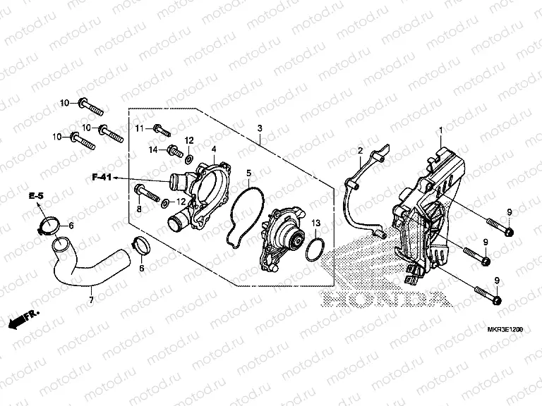 E-12 WATER PUMP