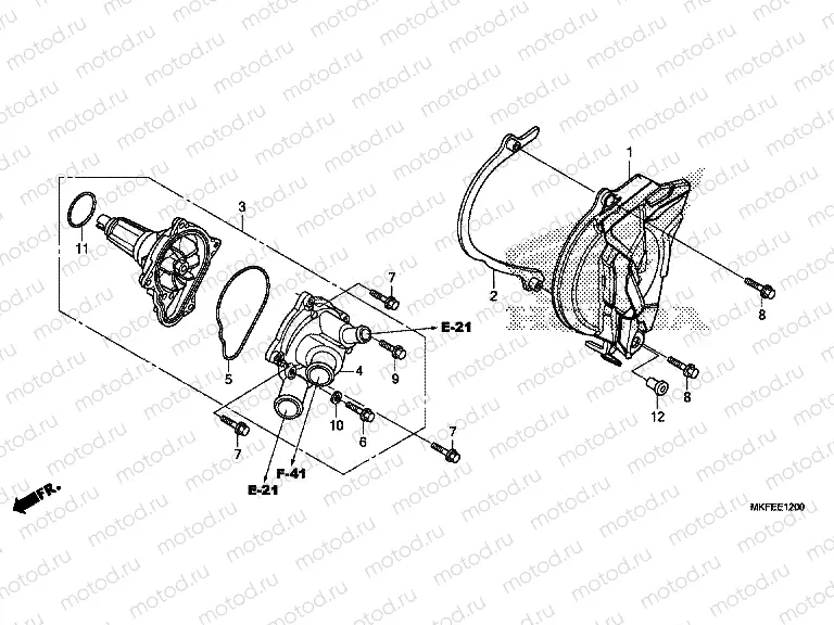 E-12 WATER PUMP