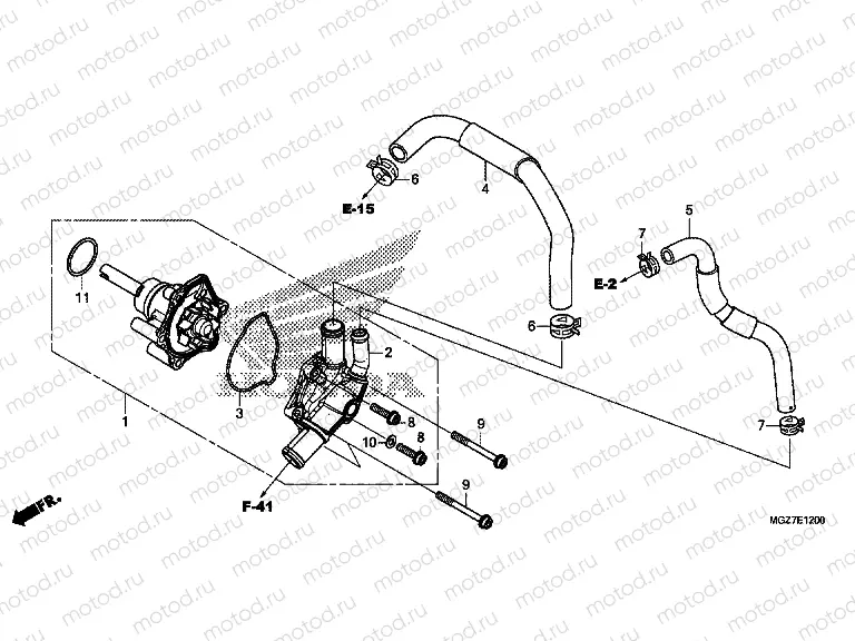 E-12 WATER PUMP