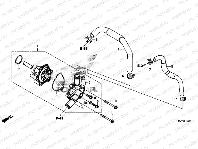 E-12 WATER PUMP