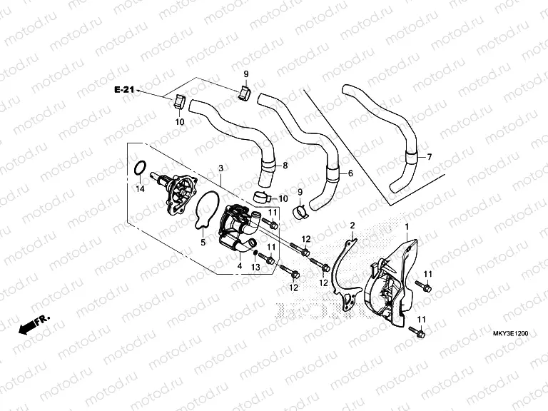 E-12 WATER PUMP