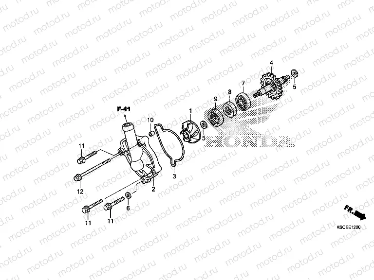 E-12 WATER PUMP