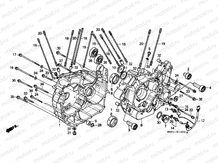 E-13 CRANKCASE