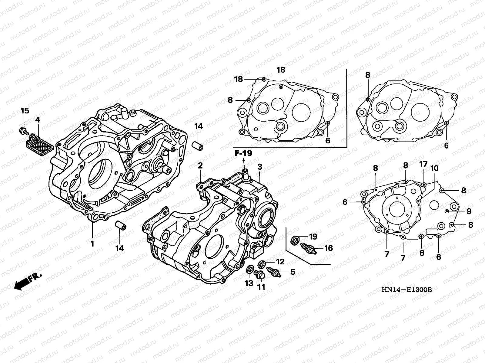 E-13 CRANKCASE