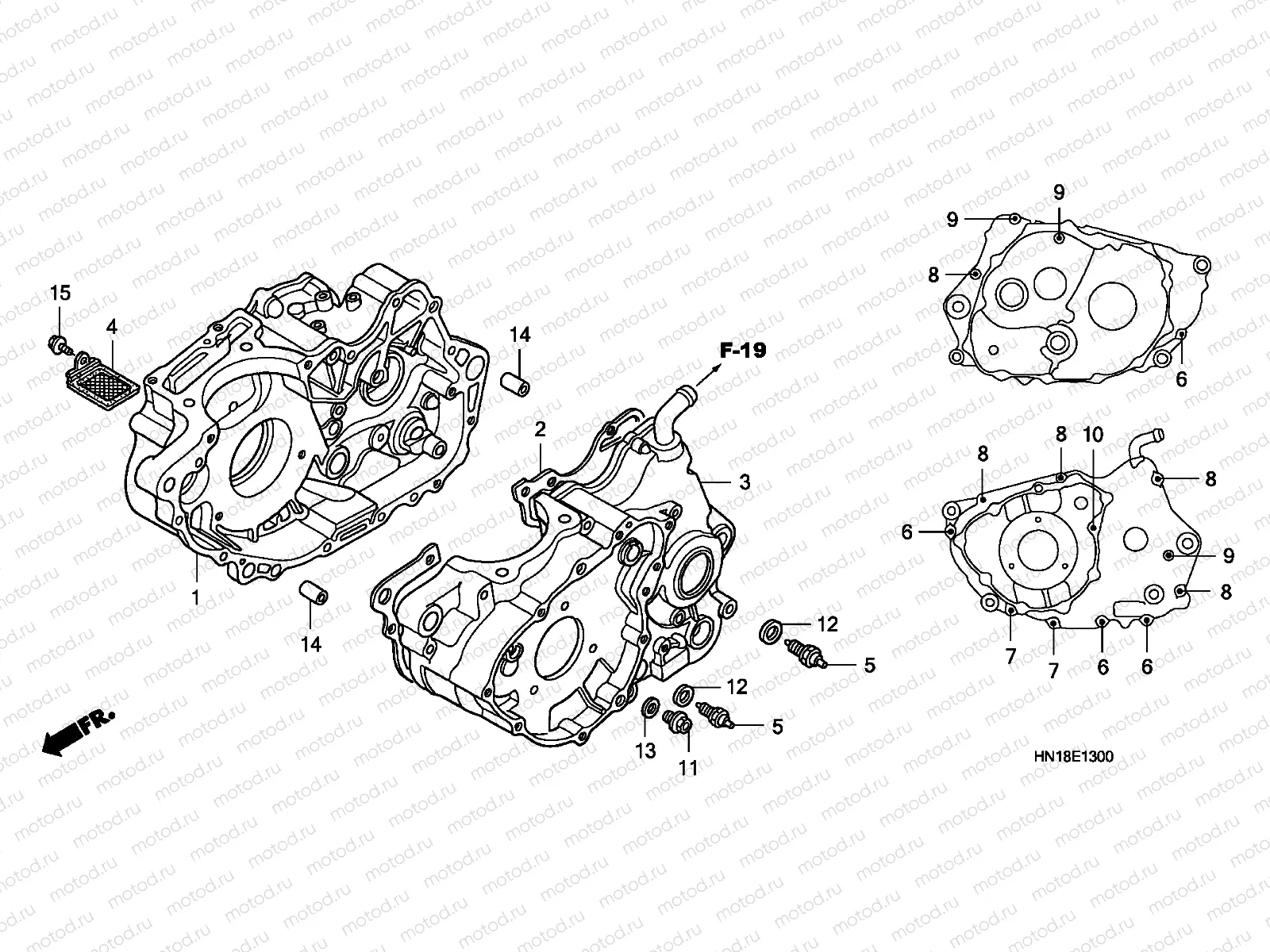 E-13 CRANKCASE