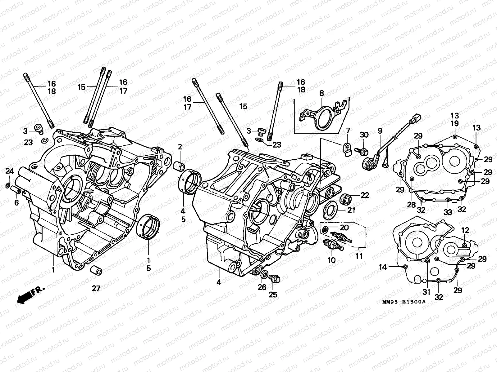 E-13 CRANKCASE