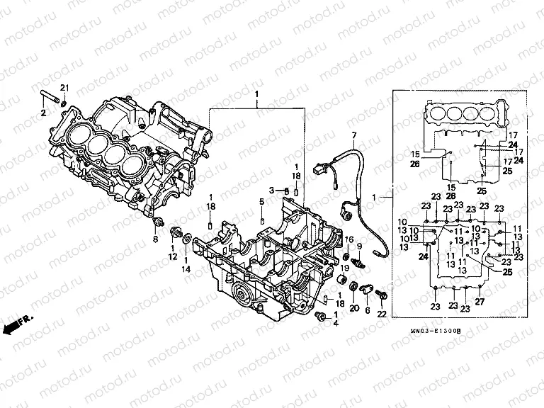 E-13 CRANKSHAFT