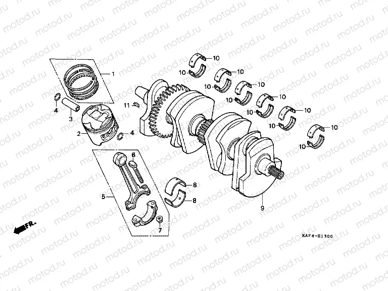 E-13 CRANKSHAFT