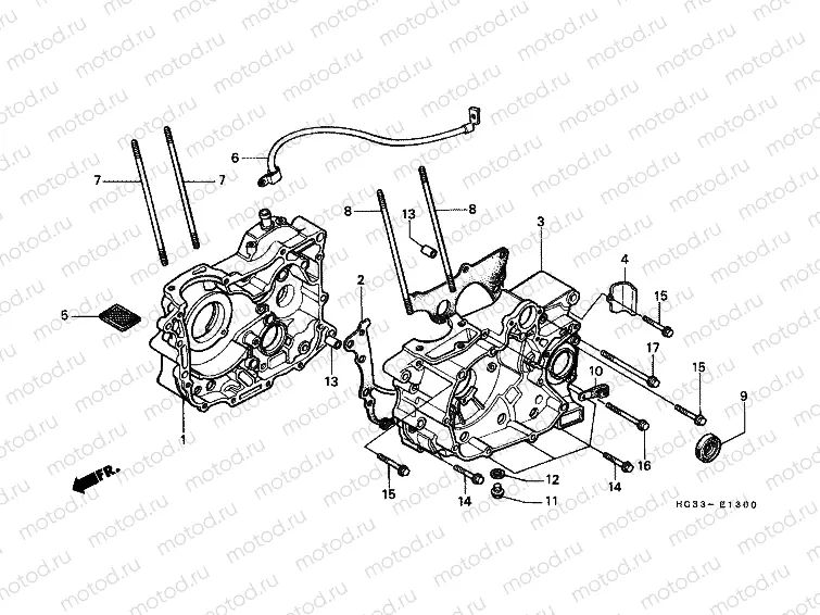 E-13 CRANKSHAFT