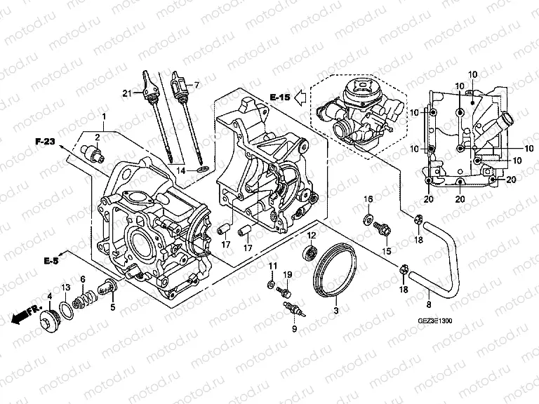 E-13 CRANKSHAFT (NPS503)