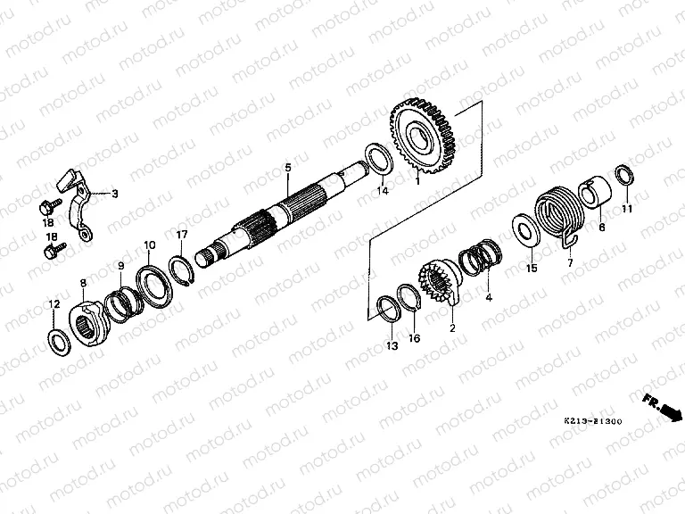 E-13 DRIVE SHAFT AXLE