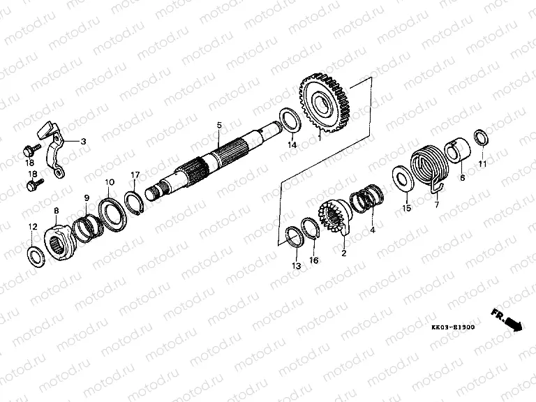 E-13 DRIVE SHAFT SHAFT (1)