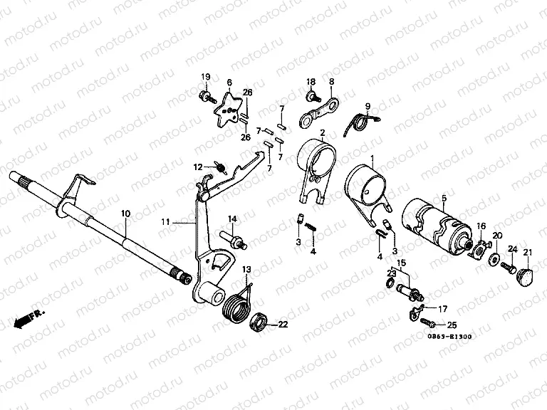 E-13 GEAR SHIFT
