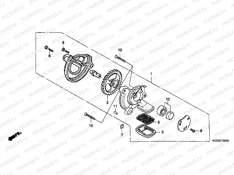 E-13 OIL PUMP