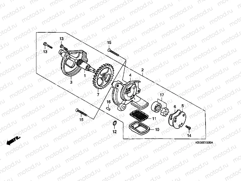 E-13 OIL PUMP