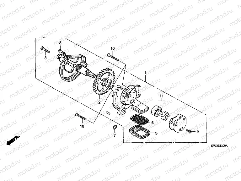 E-13 OIL PUMP