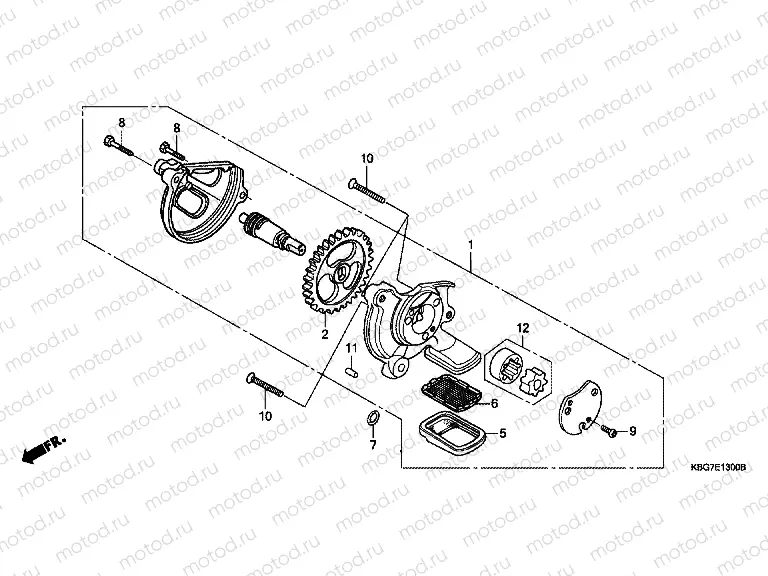 E-13 OIL PUMP