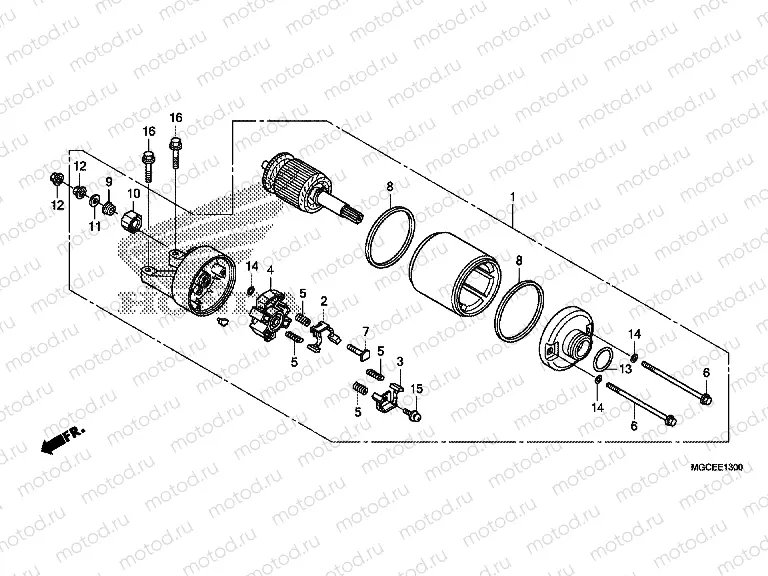E-13 STARTER ENGINE