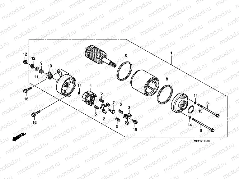 E-13 STARTER ENGINE