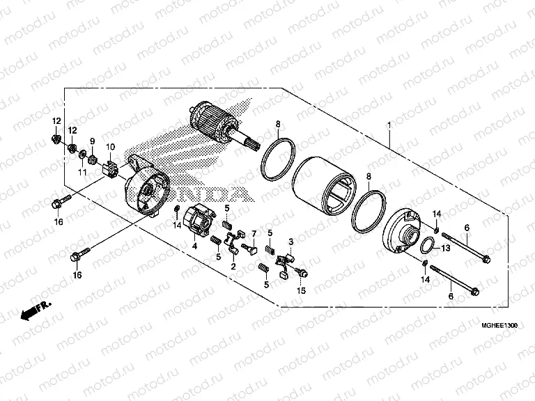 E-13 STARTER ENGINE