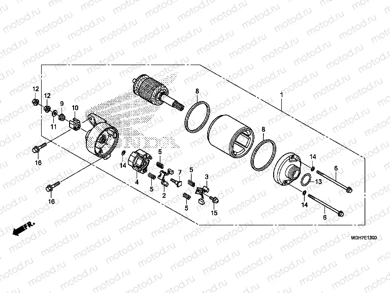 E-13 STARTER ENGINE