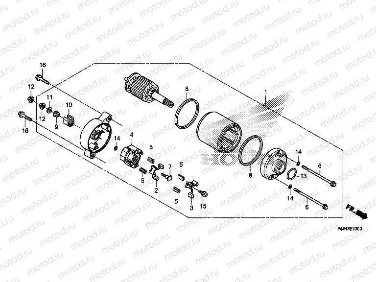 E-13 STARTER ENGINE