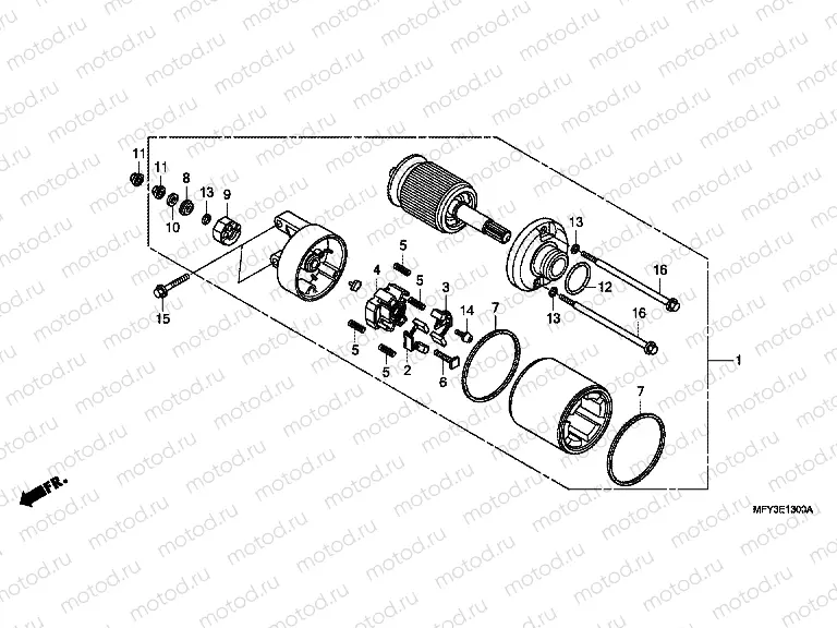 E-13 STARTER ENGINE