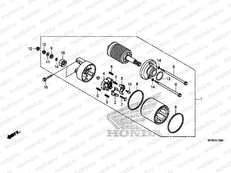 E-13 STARTER ENGINE