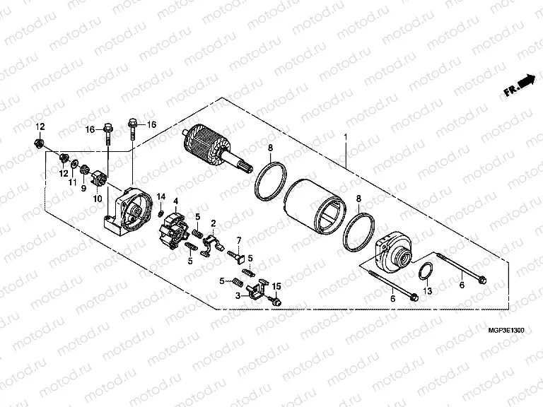 E-13 STARTER ENGINE