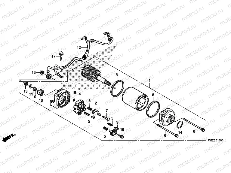 E-13 STARTER ENGINE