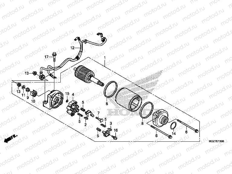 E-13 STARTER ENGINE