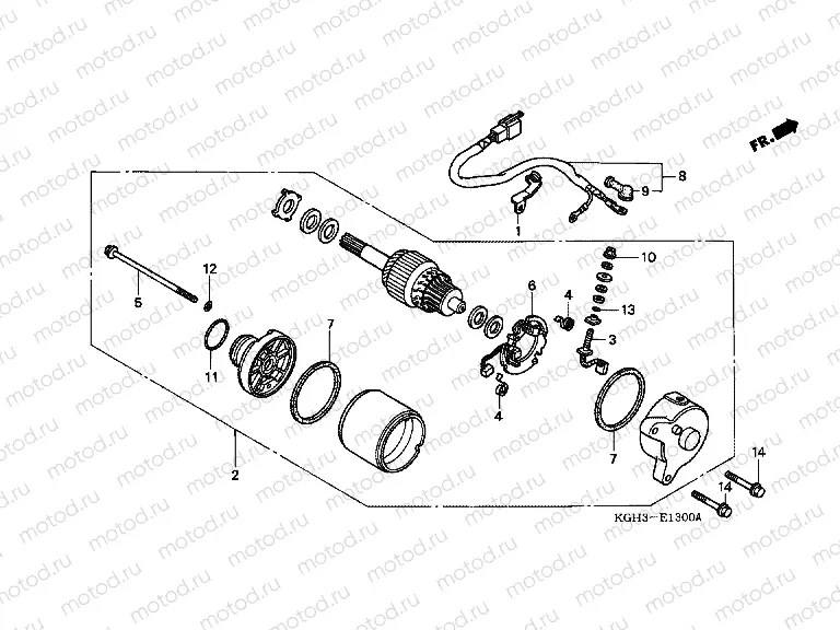 E-13 STARTER ENGINE