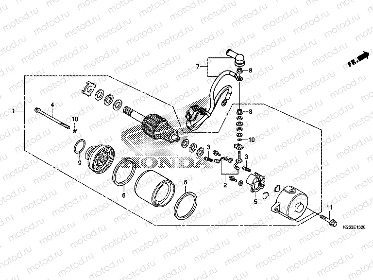 E-13 STARTER ENGINE