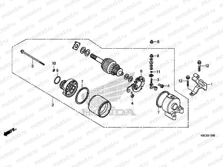 E-13 STARTER ENGINE
