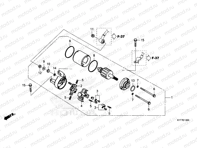 E-13 STARTER MOTOR