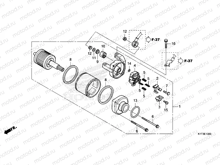 E-13 STARTER MOTOR