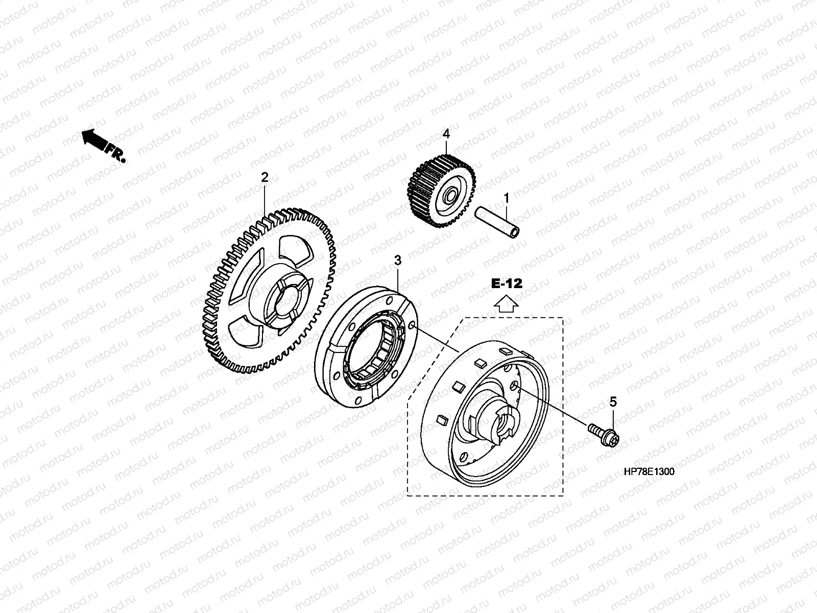 E-13 STARTING GEAR