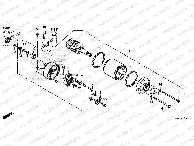 E-13 STARTING MOTOR