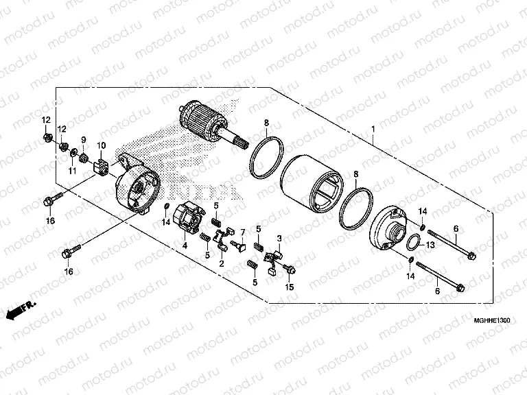 E-13 STARTING MOTOR