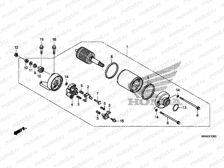 E-13 STARTING MOTOR