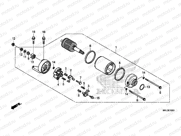E-13 STARTING MOTOR