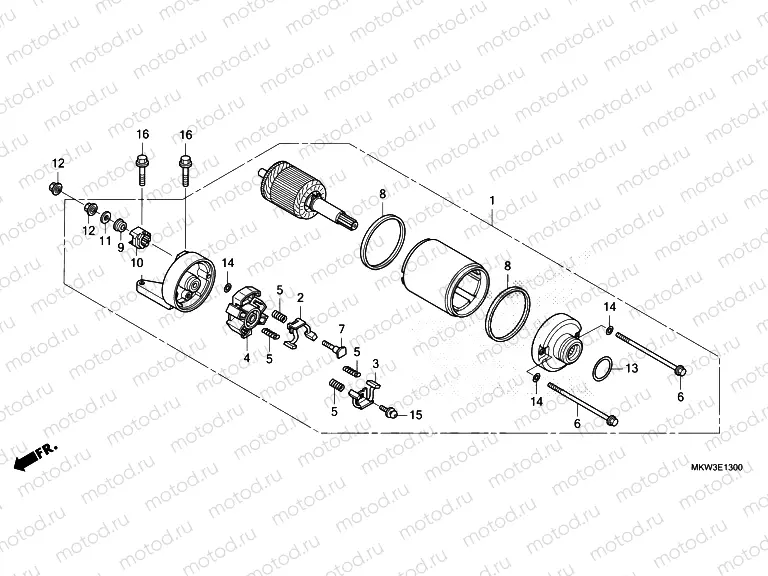 E-13 STARTING MOTOR