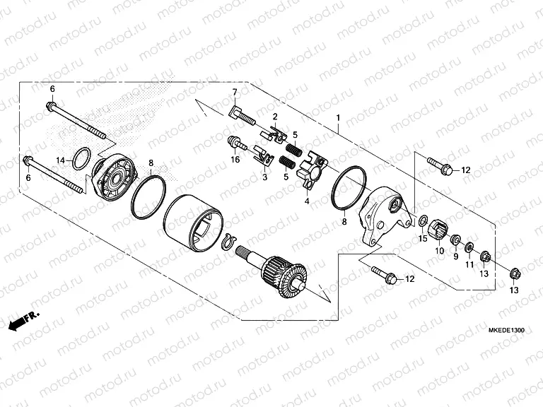 E-13 STARTING MOTOR