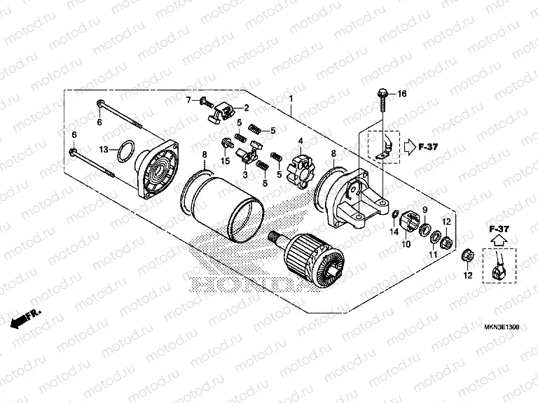 E-13 STARTING MOTOR