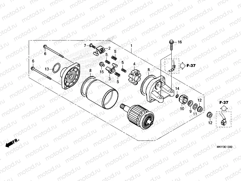 E-13 STARTING MOTOR
